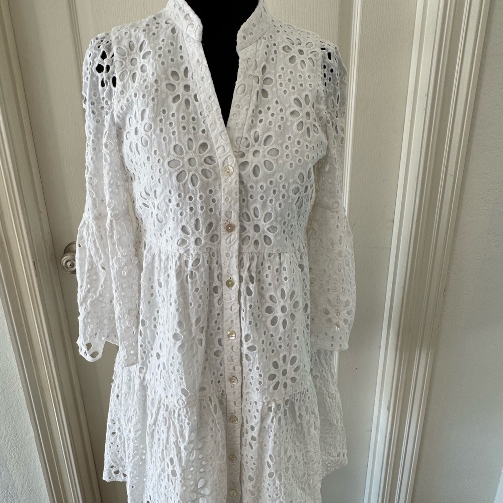Lilly Pulitzer White Eyelet Dress Size 2